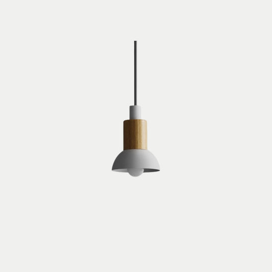 Pendant Light Nordic Shape Wood Metal | Arveta
