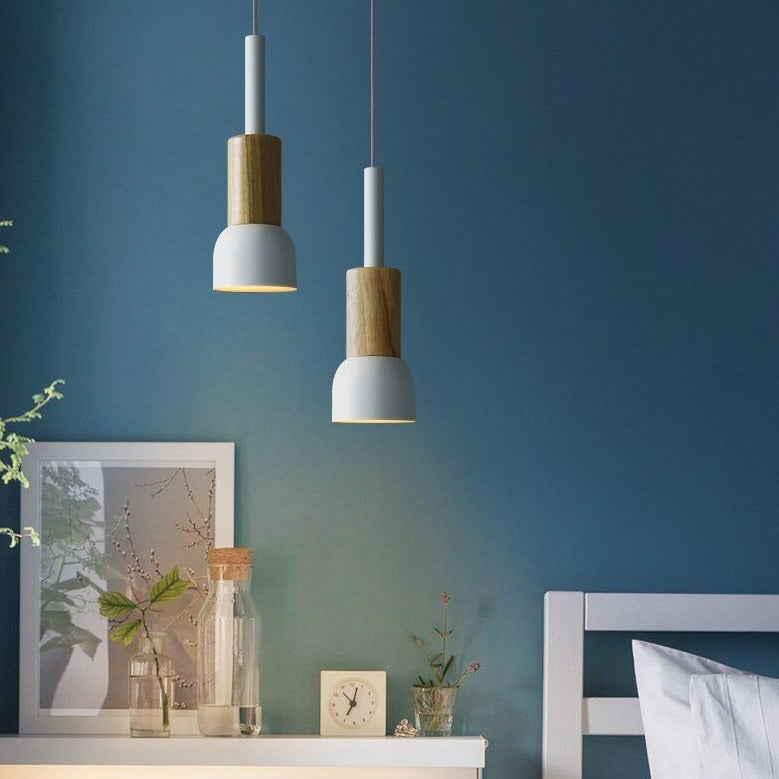 Pendant Light Nordic Wood Metal Design | Windora