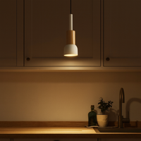 Pendant Light Nordic Wood Metal Design | Windora