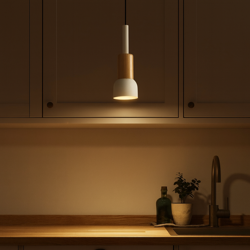 Pendant Light Nordic Wood Metal Design | Windora