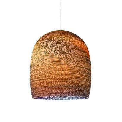 Pendant Light Paper Cardboard in Nordic Style | Sodvera
