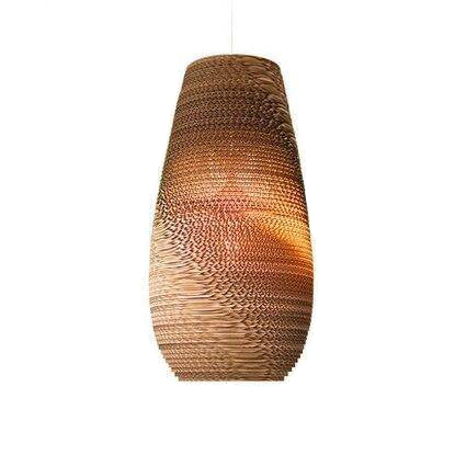 Pendant Light Paper Cardboard in Nordic Style | Sodvera