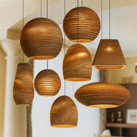 Pendant Light Paper Cardboard in Nordic Style | Sodvera