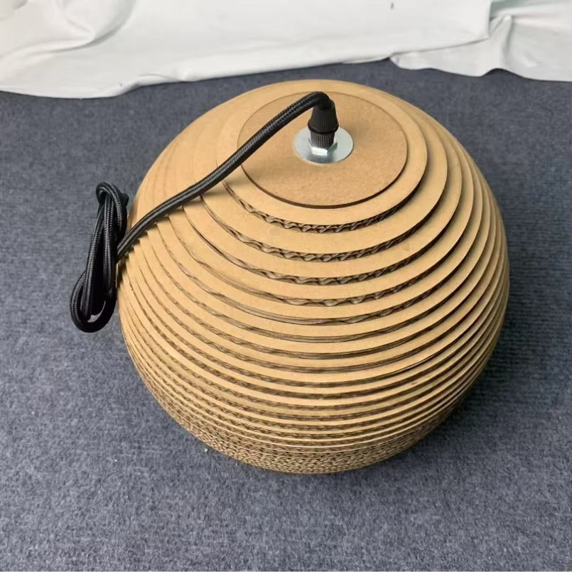 Pendant Light Paper Cardboard in Nordic Style | Sodvera