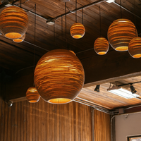 Pendant Light Paper Cardboard in Nordic Style | Sodvera