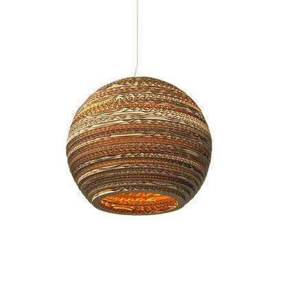 Pendant Light Paper Cardboard in Nordic Style | Sodvera