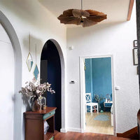 Pendant Light Paper Flower Art Deco Style | Florica