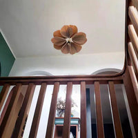 Pendant Light Paper Flower Art Deco Style | Florica