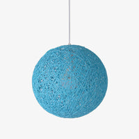 Pendant Light Paper Sphere in Nordic Wicker Style | Narvelo