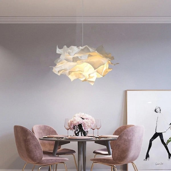 Pendant Light Parchment Cloud in Nordic Style | Aeruno