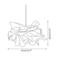 Pendant Light Parchment Cloud in Nordic Style | Aeruno