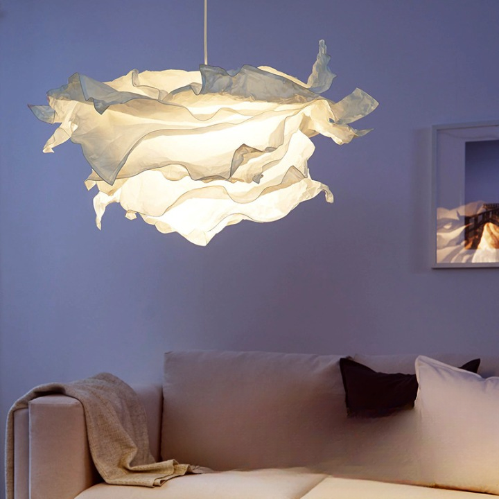 Pendant Light Parchment Cloud in Nordic Style | Aeruno