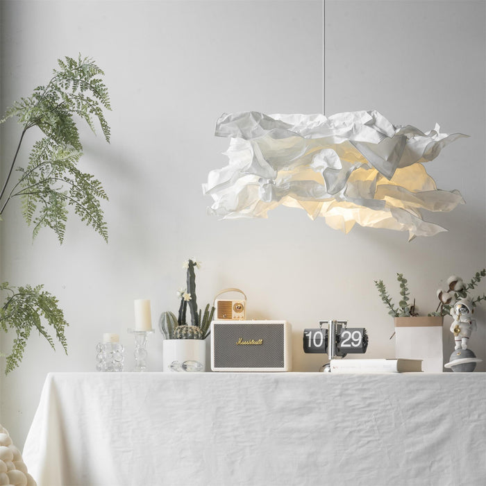 Pendant Light Parchment Cloud in Nordic Style | Aeruno