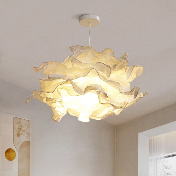 Pendant Light Parchment Cloud in Nordic Style | Aeruno