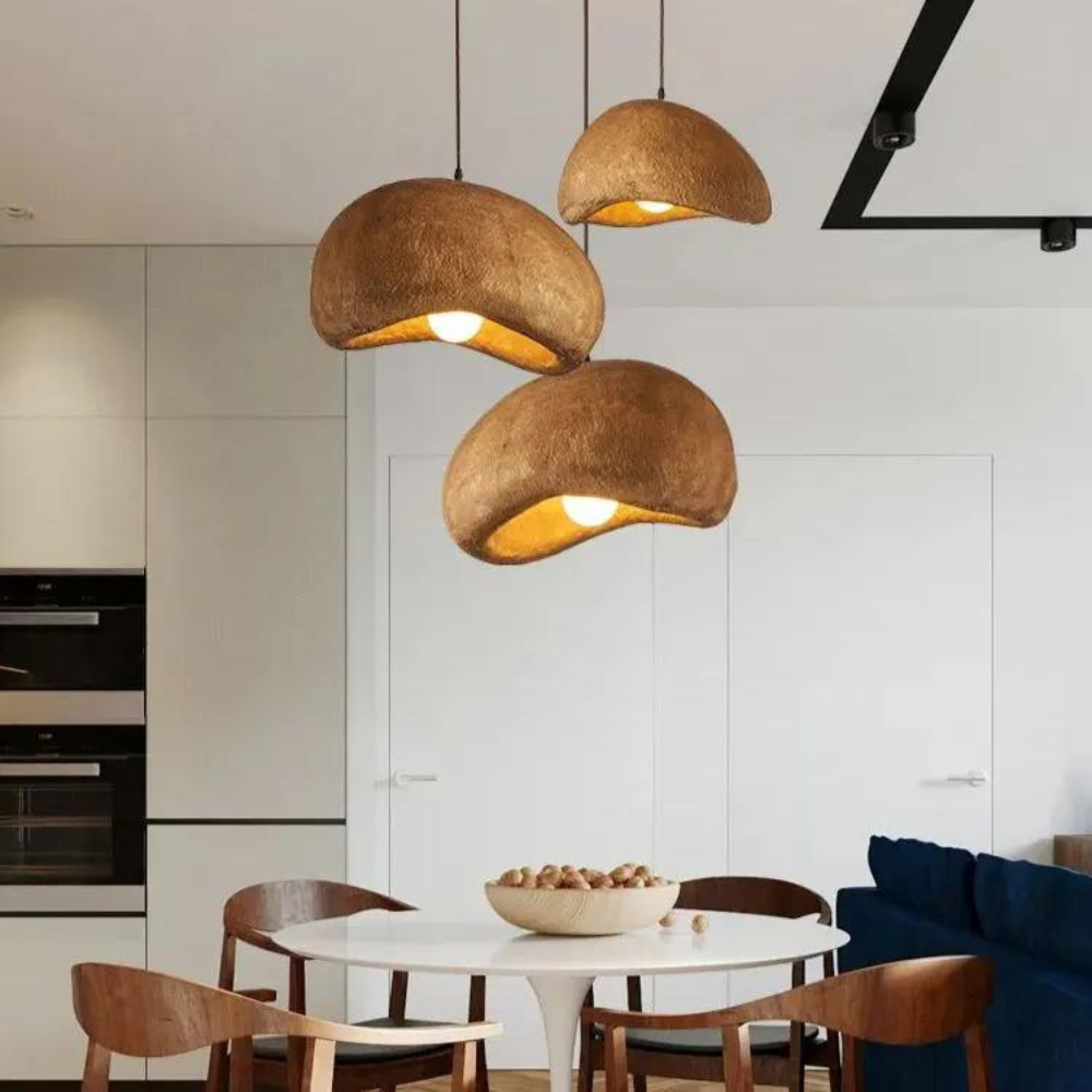 Pendant Light Resin Cloud in Japandi Style | Aokira