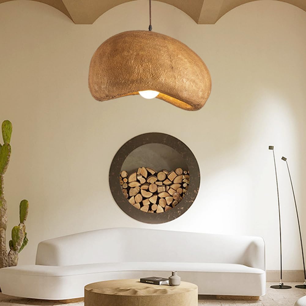 Pendant Light Resin Cloud in Japandi Style | Aokira