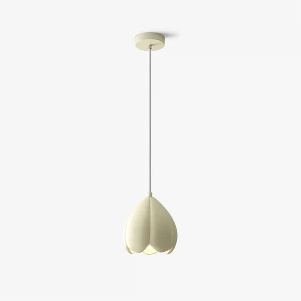 Pendant Light Resin Shade in Modern Floral Style | Nerano