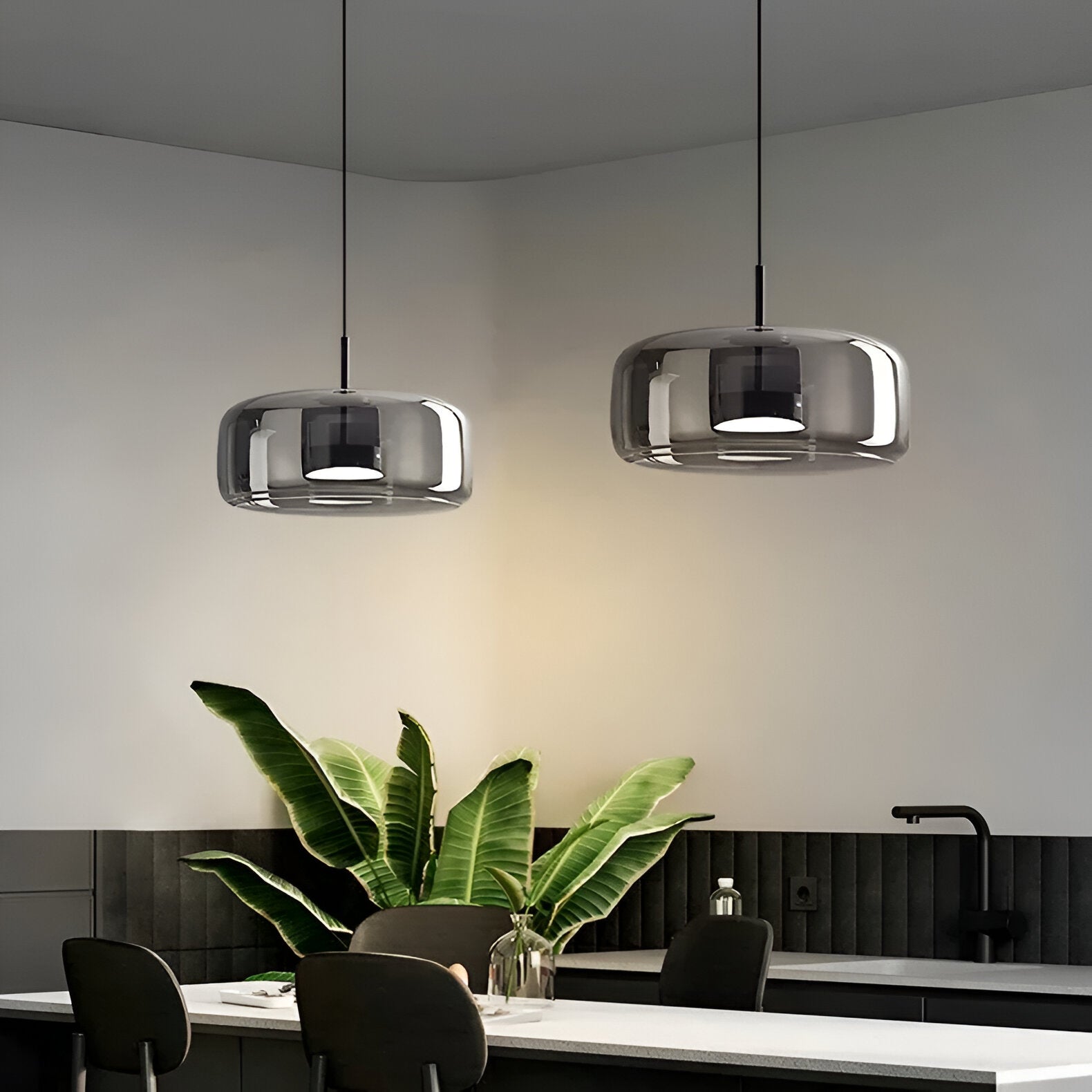 Pendant Light Retro Glass LED Modern Style | Halvra