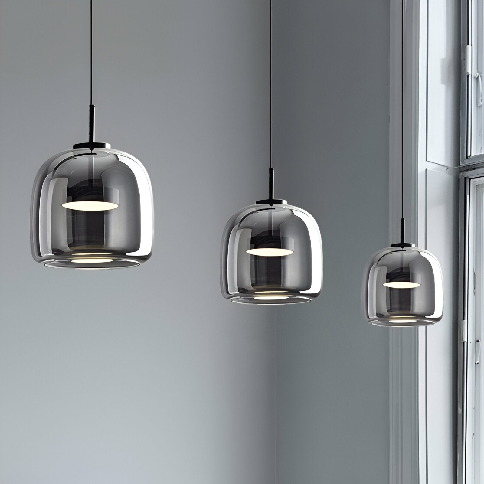 Pendant Light Retro Glass LED Modern Style | Halvra