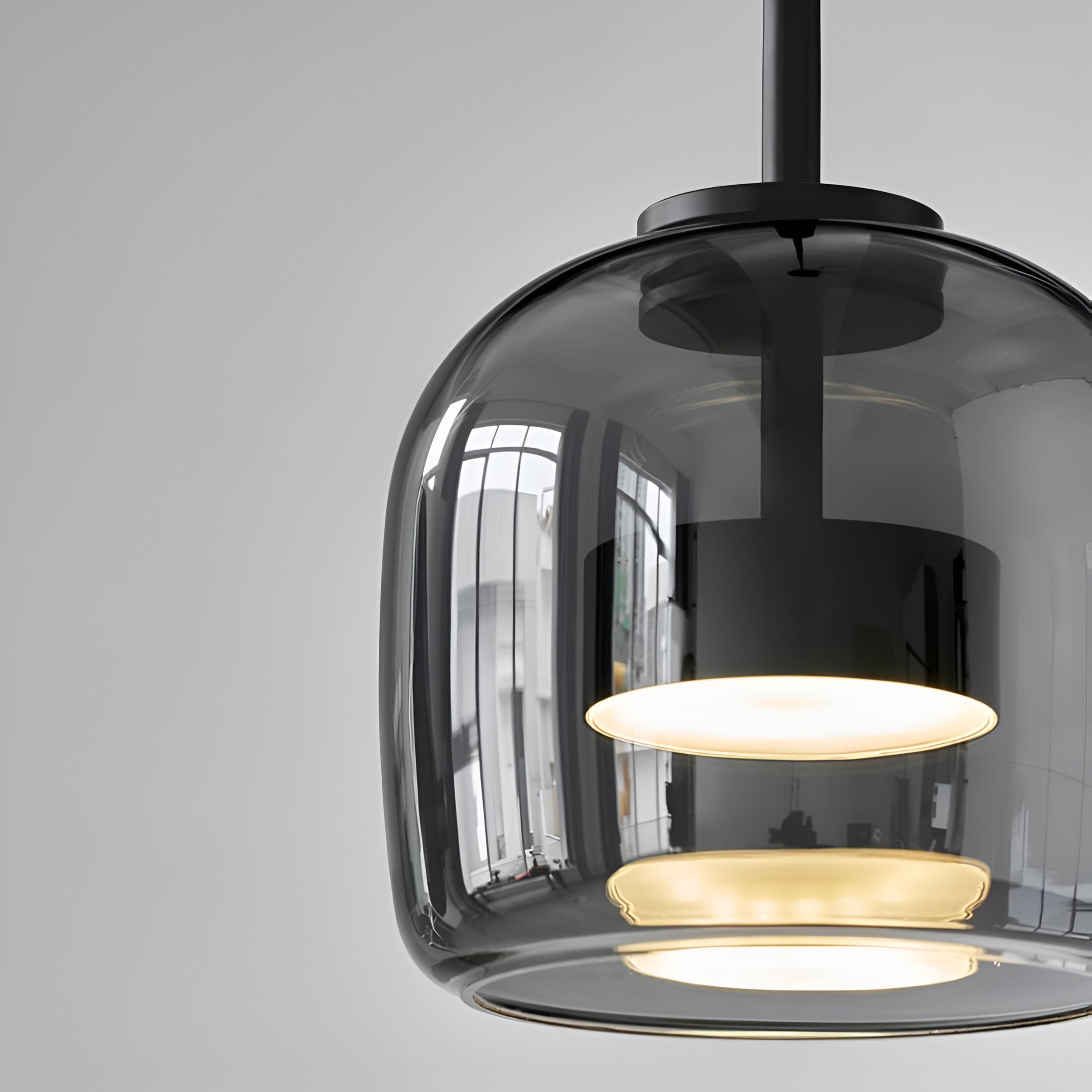 Pendant Light Retro Glass LED Modern Style | Halvra