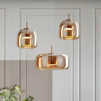 Pendant Light Retro Glass LED Modern Style | Halvra