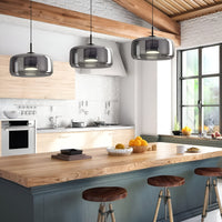 Pendant Light Retro Glass LED Modern Style | Halvra