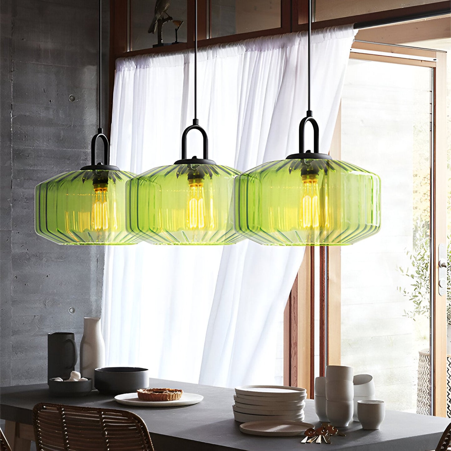 Pendant Light Retro Glass in Minimalist Style | Montra