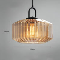 Pendant Light Retro Glass in Minimalist Style | Montra
