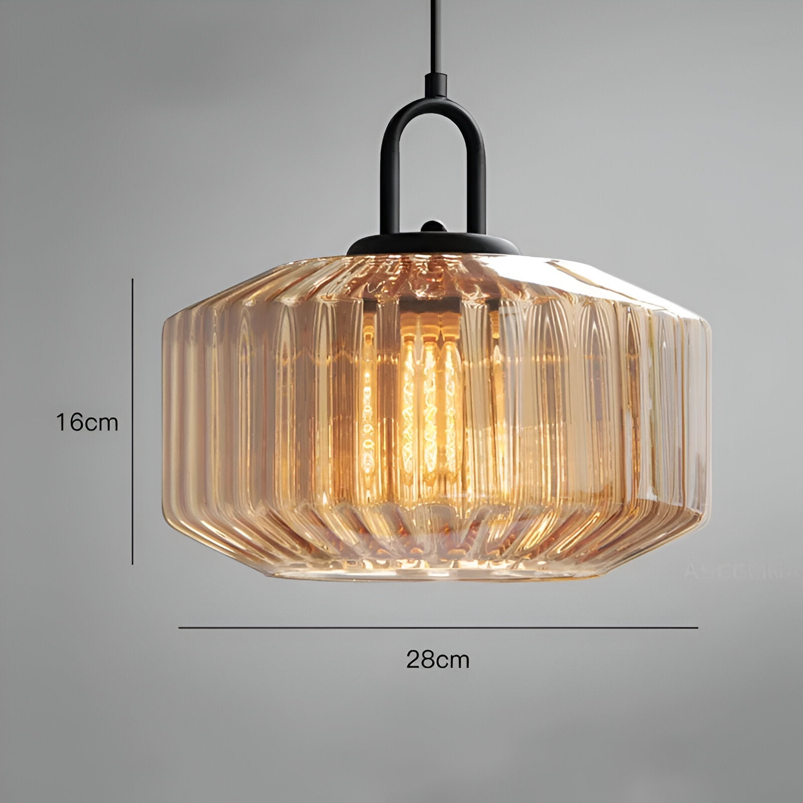 Pendant Light Retro Glass in Minimalist Style | Montra