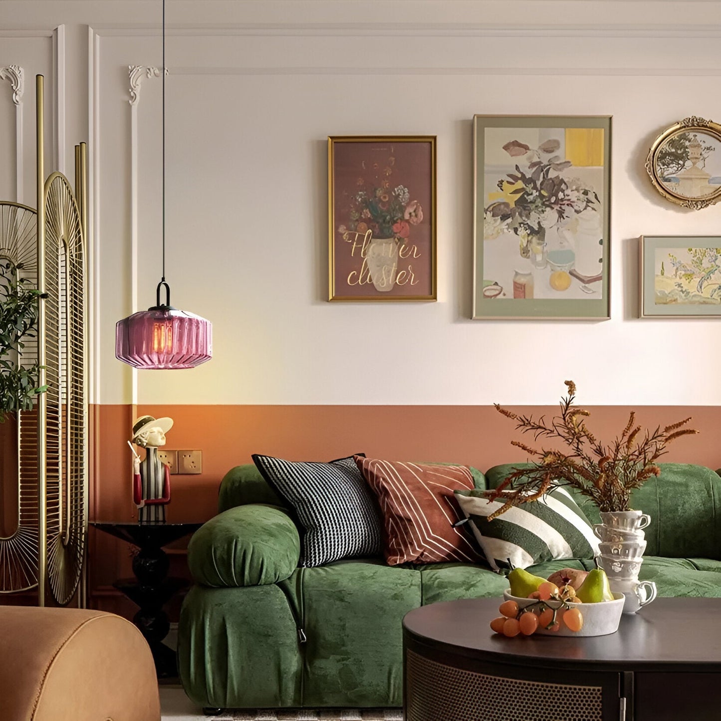 Pendant Light Retro Glass in Minimalist Style | Montra