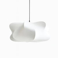 Pendant Light Silk Shade Modern Minimalist | Jureva