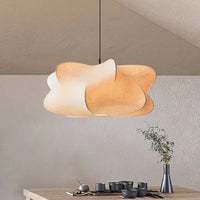 Pendant Light Silk Shade Modern Minimalist | Jureva
