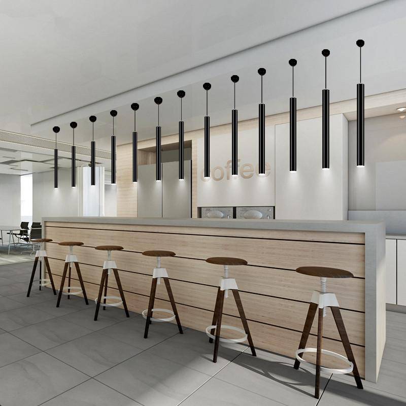 Pendant Light Slim Metal Form in Modern Design | Torian