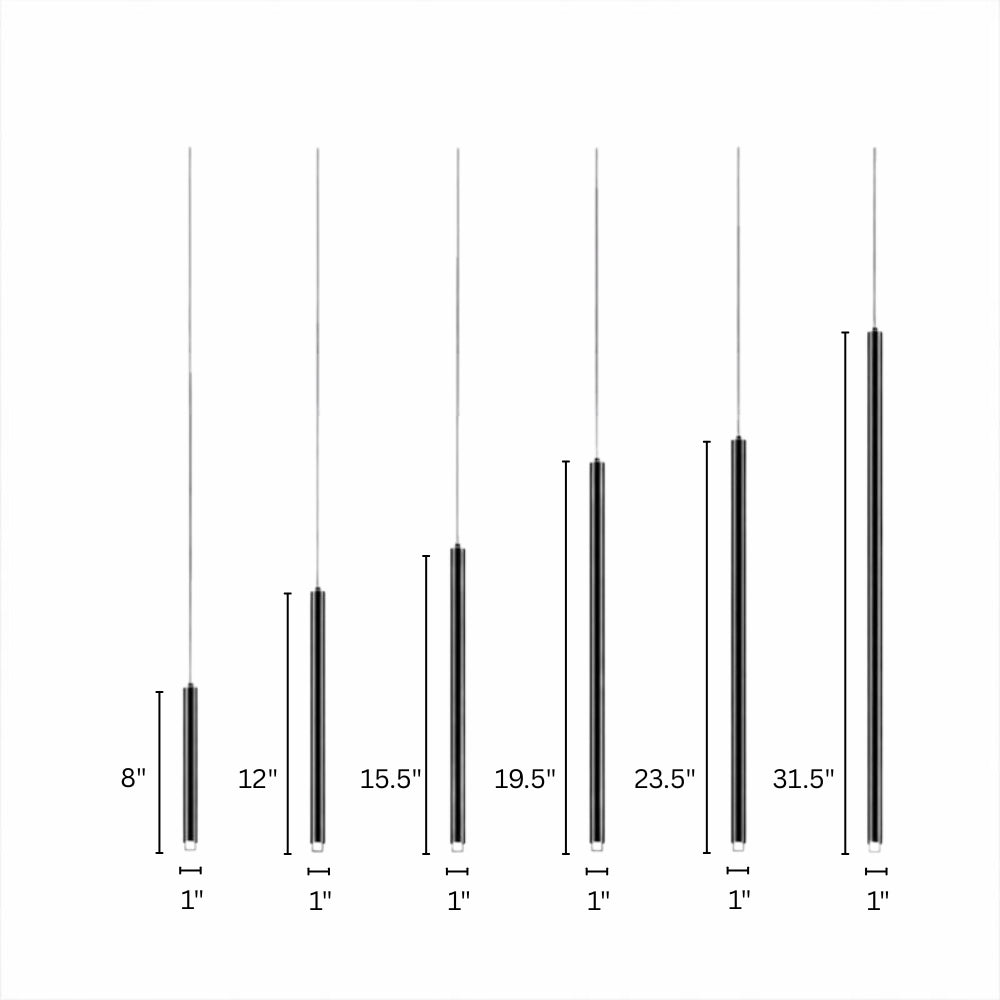 Pendant Light Slim Metal Form in Modern Design | Torian