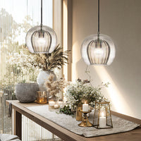 Pendant Light Spherical Glass in Nordic Modern Style | Vynari