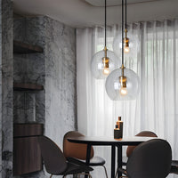 Pendant Light Spherical Glass in Nordic Modern Style | Vynari