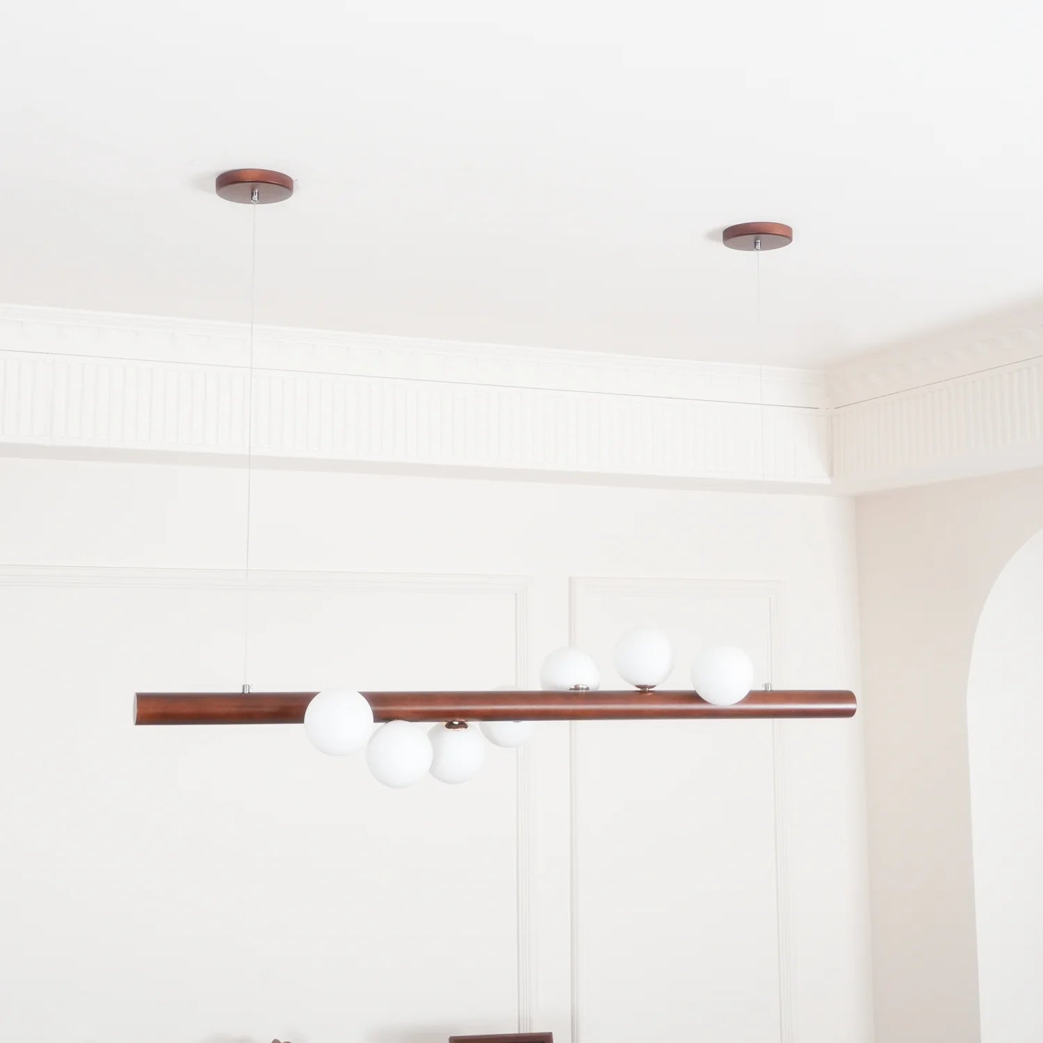 Pendant Light Timber Finish in Nordic Style | Norveta