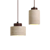 Pendant Light Travertine Shade Nordic Minimalist Style | Lemiro