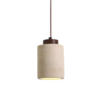 Pendant Light Travertine Shade Nordic Minimalist Style | Lemiro