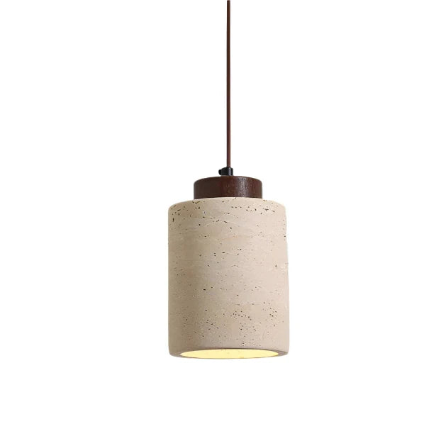 Pendant Light Travertine Shade Nordic Minimalist Style | Lemiro