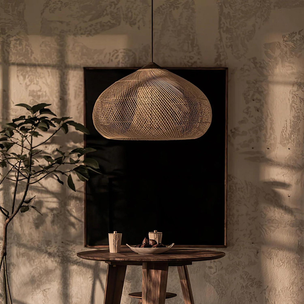 Pendant Light Wisteria Rattan Japandi Style | Monira