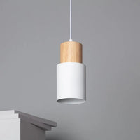 Pendant Light Wood Accent LED in Nordic Design | Macylea