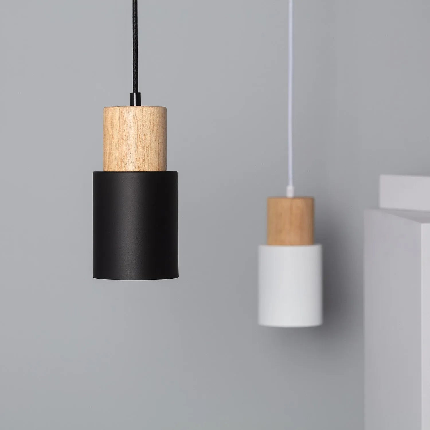 Pendant Light Wood Accent LED in Nordic Design | Macylea