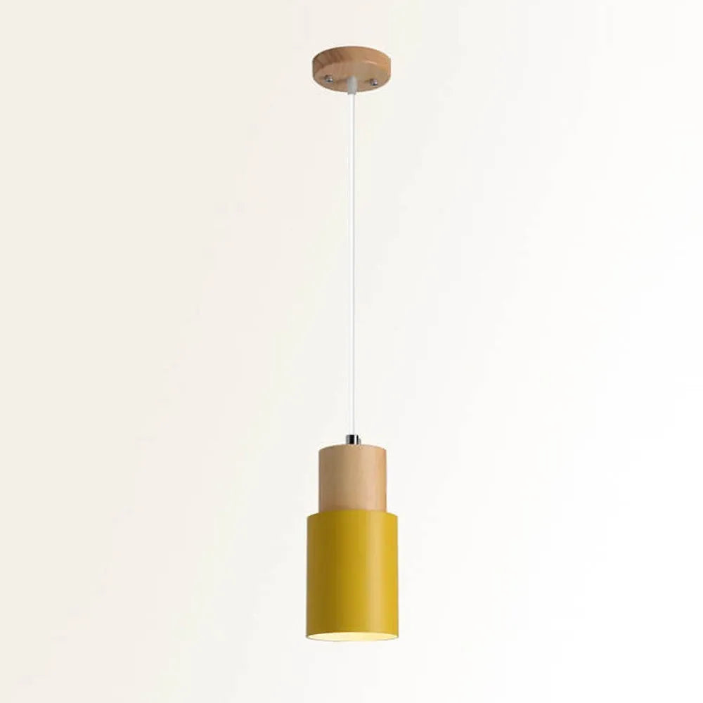 Pendant Light Wood Accent LED in Nordic Design | Macylea