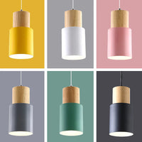Pendant Light Wood Accent LED in Nordic Design | Macylea