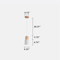 Pendant Light Wood Accent LED in Nordic Design | Macylea