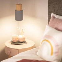 Pendant Light Wood Accent LED in Nordic Design | Macylea