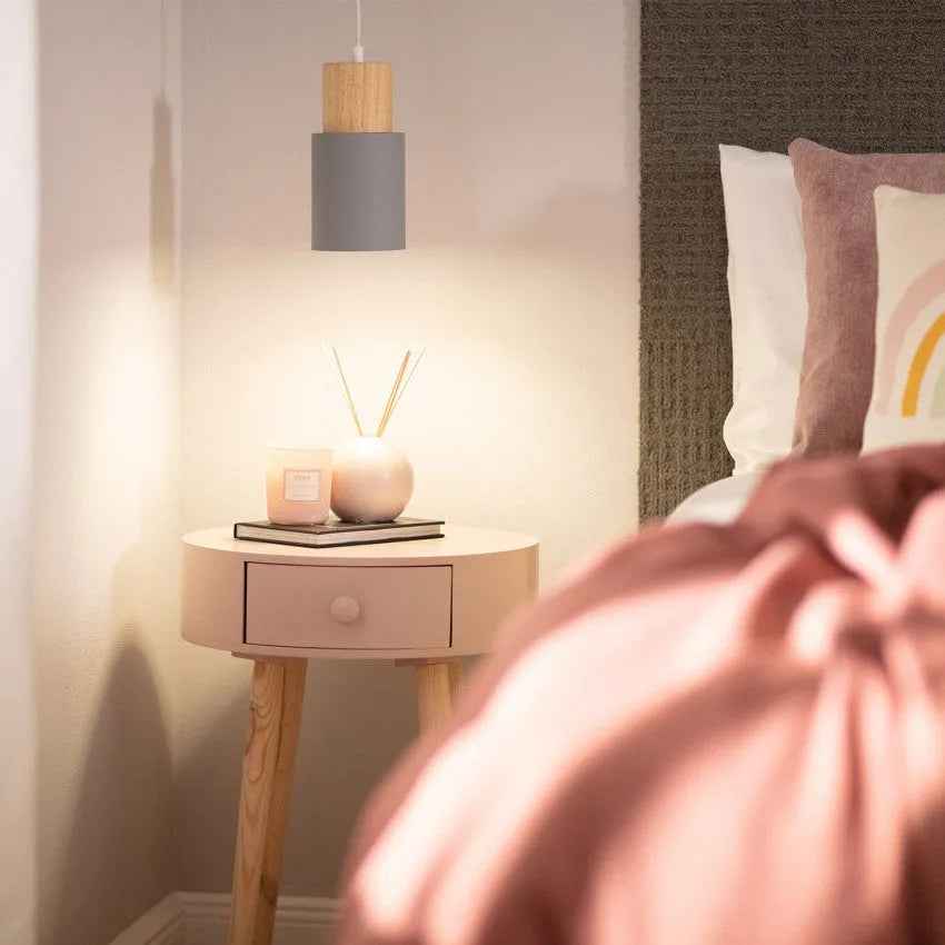 Pendant Light Wood Accent LED in Nordic Design | Macylea