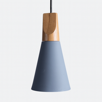 Pendant Light Wood Aluminium Nordic Style | Alvarn