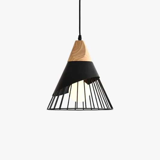 Pendant Light Wood Frame in Scandinavian Style | Pelsiro